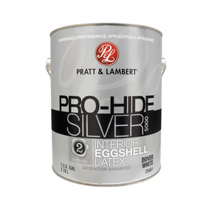 Pratt & Lambert 0000Z5451-16 Pro-Hide Silver 5000 Interior Paint, 1 Gallon