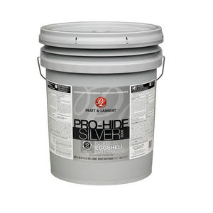 Pratt & Lambert 0000Z5480-20 Pro-Hide Silver Interior Paint, 5 Gallon