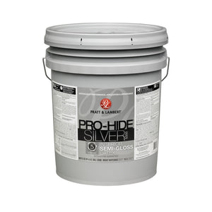 Pratt & Lambert 0000Z5580-20 Pro-Hide Silver Interior Paint, 5 Gallon