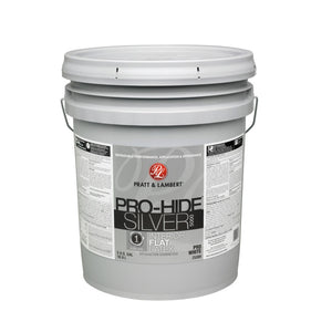 Pratt & Lambert 0000Z5389-20 Pro-Hide Silver 5000 Interior Paint, 5 Gallon