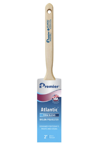 Premier 17341 Atlantic Firm Flat Paint Brush, 2 Inch