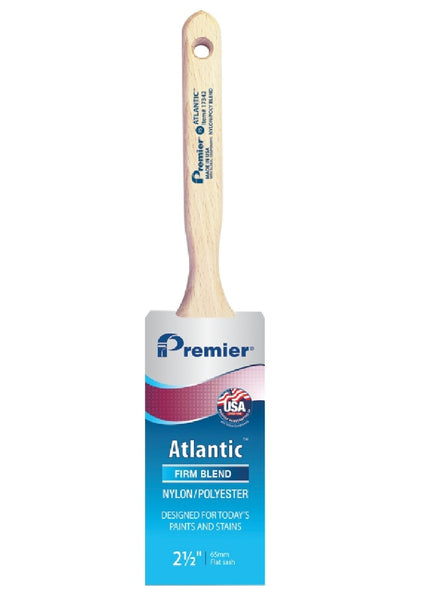 Premier 17342 Atlantic Firm Flat Paint Brush, 2-1/2 Inch