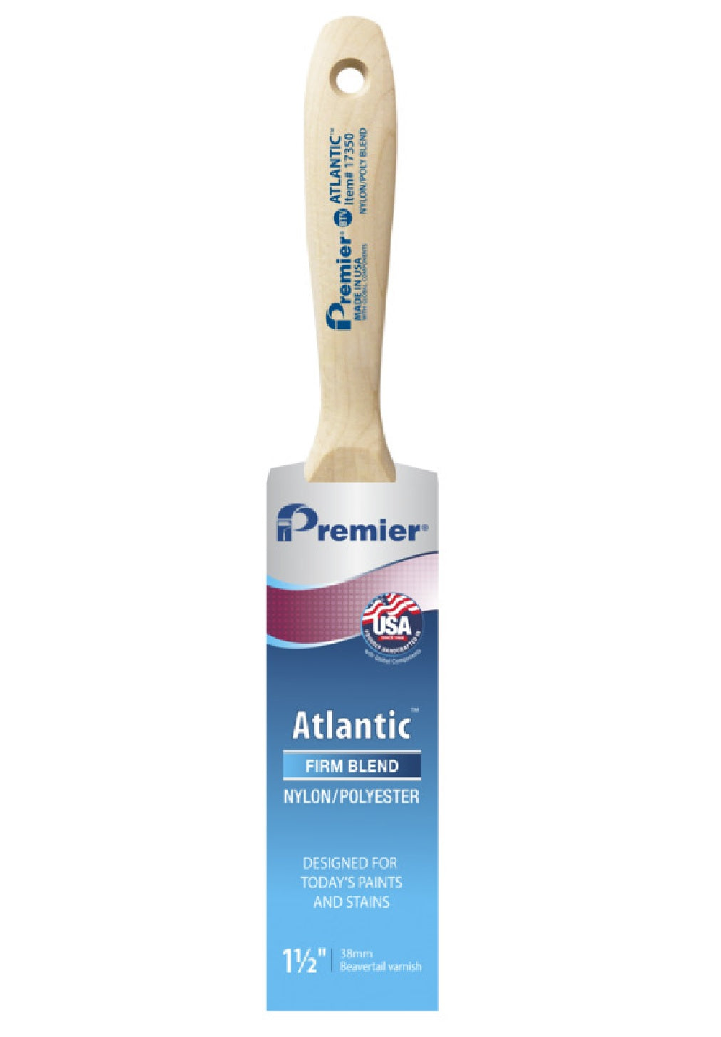 Premier 17350 Atlantic Firm Thin Angle Paint Brush