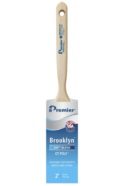 Premier 17301 Brooklyn Flat Sash Paint Brush, 2-3/4 Inch