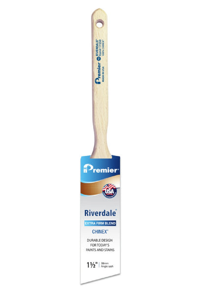 Premier 17250 Riverdale Angle Sash Paint Brush, 1-1/2 Inch