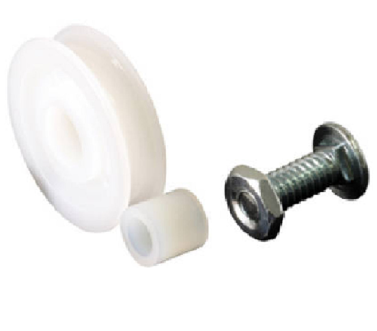 Prime-Line B 555 Adjustable Sliding Screen Door Bottom Roller, 2 Pack