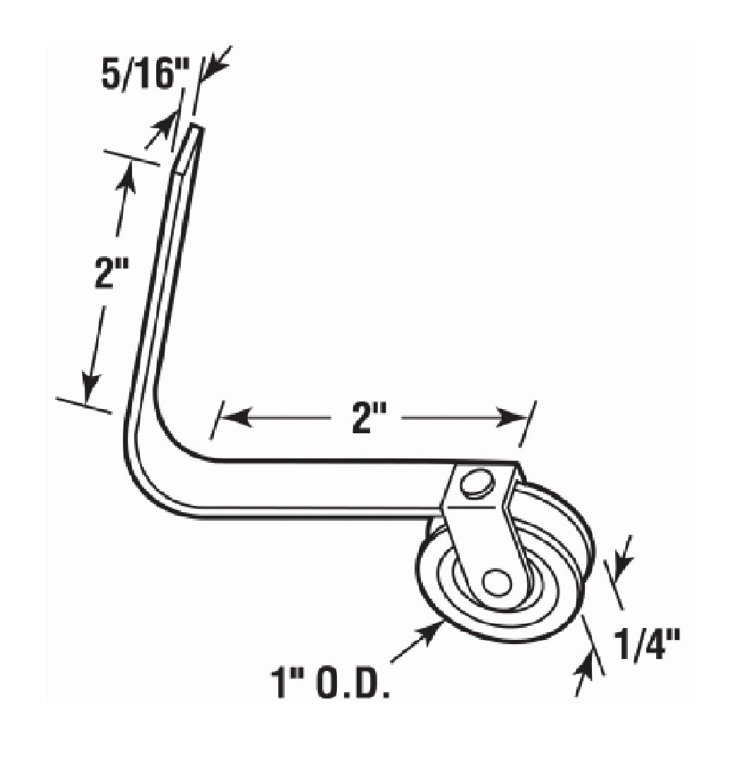 Prime-Line B 571 Screen Door Tension Spring with Roller, Steel