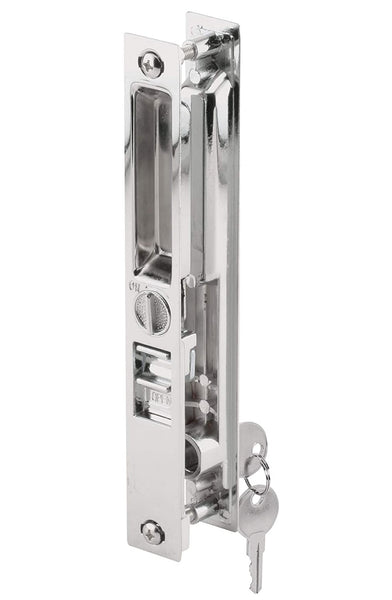 Prime-Line C 1134 Patio Door Flush Handle, Chrome