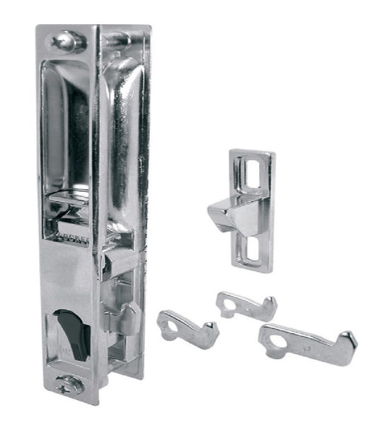 Prime Line C 1045 Patio Door Handle Set, Chrome