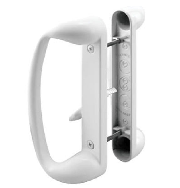 Prime-Line C 1176 Sliding Patio Door Handle Set, White