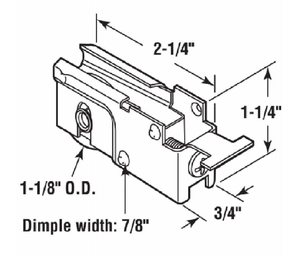 Prime Line D 1523 Patio Door Roller Assembly, 1-1/8 Inch