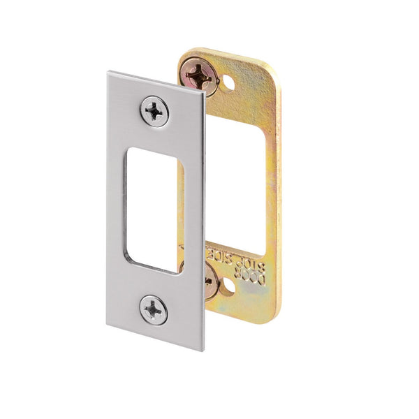 Prime Line E 2483 Deadbolt Strike, Satin Nickel