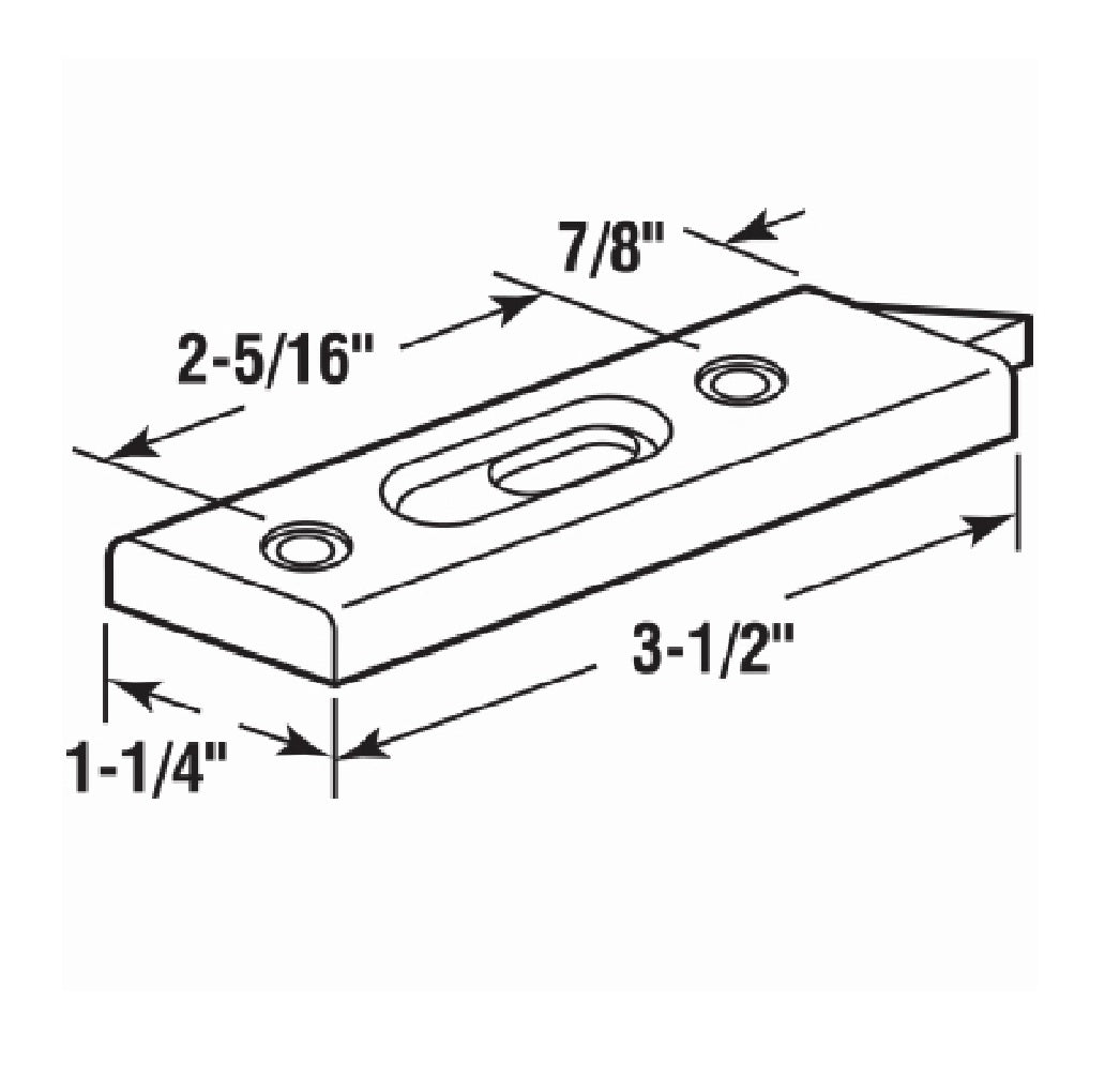 Prime-Line F 2725 Tilt Latch, Black