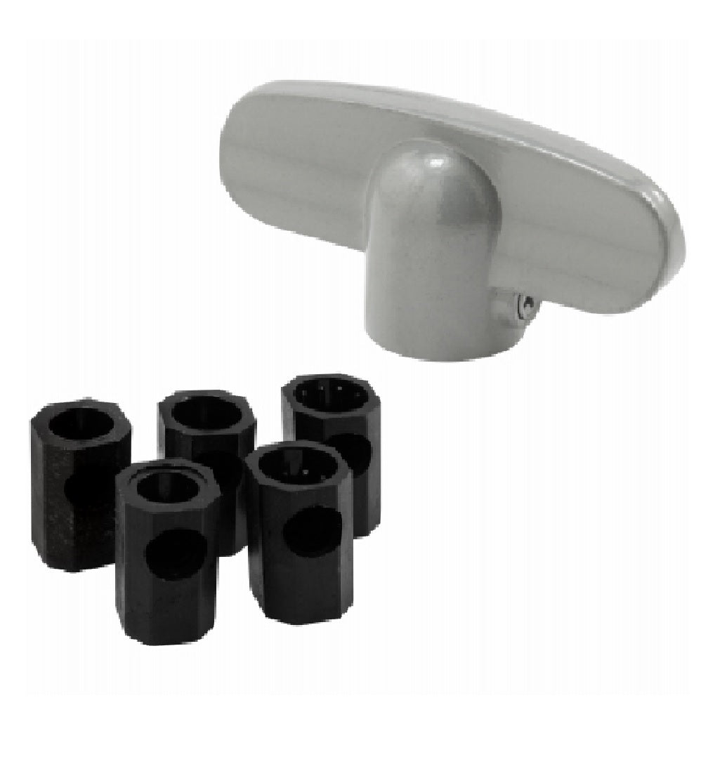 Prime-Line H 3885 Casement Universal Tee Handles, Aluminum