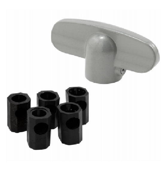 Prime-Line H 3885 Casement Universal Tee Handles, Aluminum