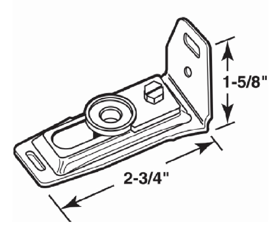 Prime Line N 6837 Bi-Fold Door Pivot Bracket, Steel