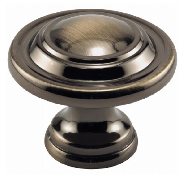 Prime-Line N 7370 Bi-Fold Door Pull Knob, Diecast, Antique Brass