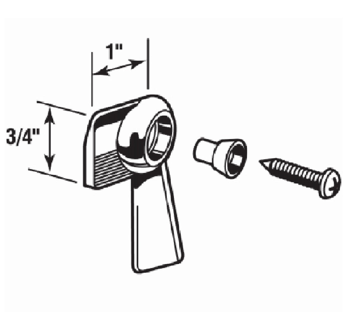 Prime-Line R 7078 Sliding Window Sash Lock, Chrome