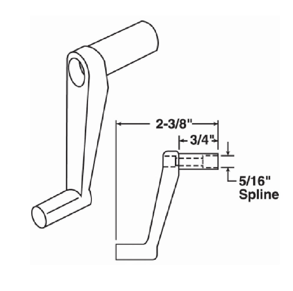 Prime Line R 7225 Window Crank Handle, 3/4 Inch