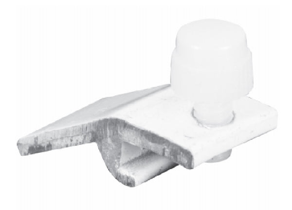 Prime-Line T 8727 Storm Door Self Locking Panel Clip, White