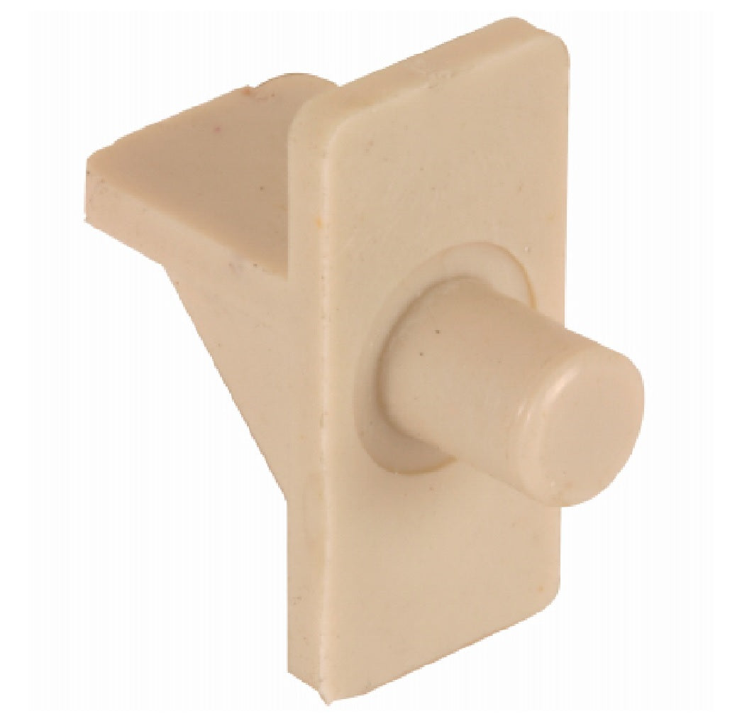 Prime-Line U 10177 Shelf Support Pegs, Almond, 1/4 Inch