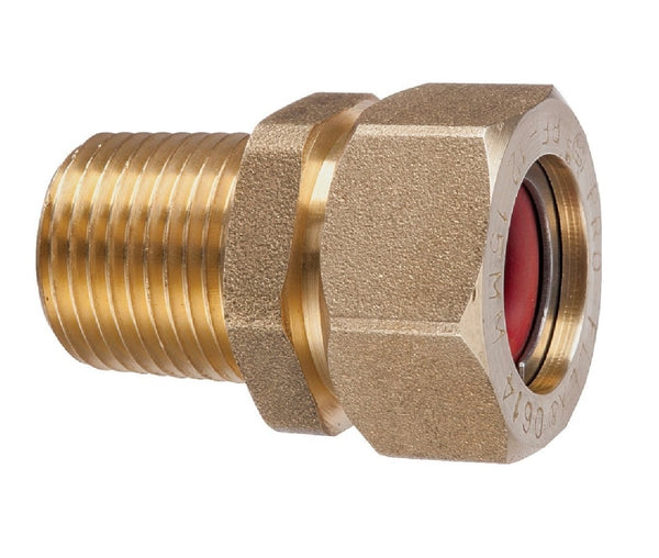 Pro-Flex PFMF-1212C Tube to Pipe Adapter, Brass