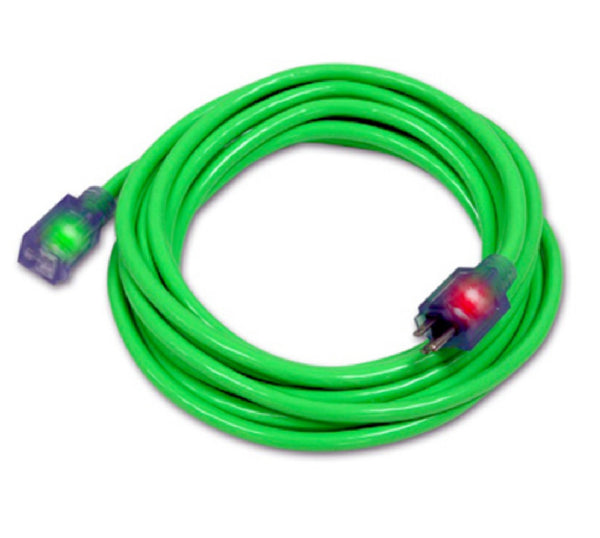 Pro Glo D17334025 Extension Cord, Green