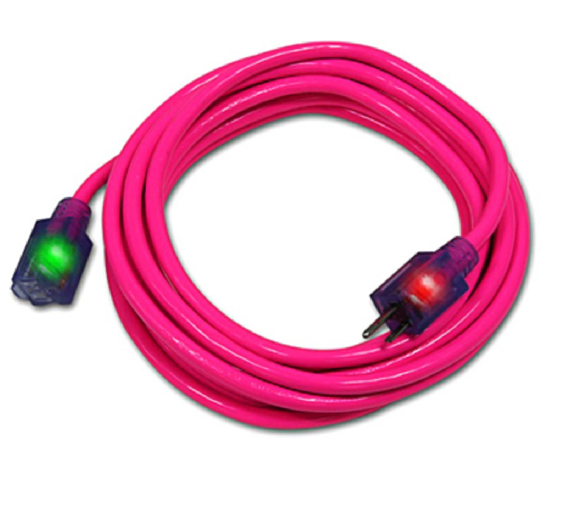 Pro Glo D17335015 Extension Cord, Pink