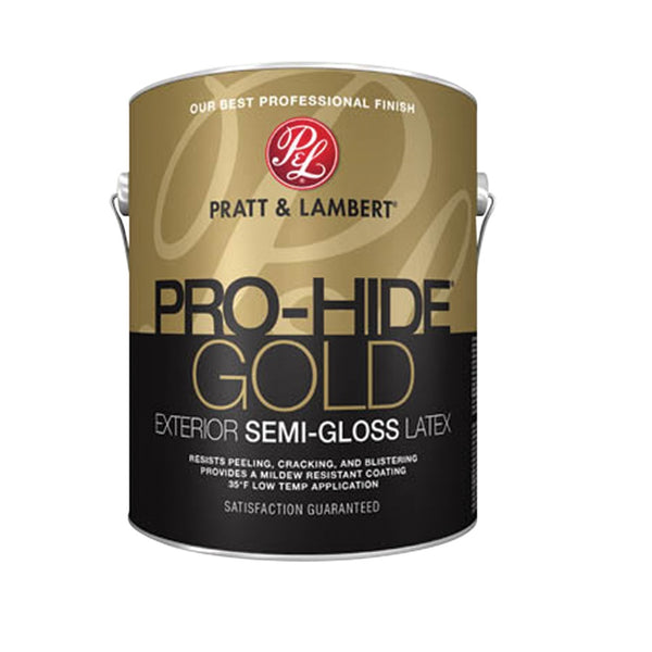 Pratt & Lambert 0000Z8691-16 Pro-Hide Gold Exterior Semi-Gloss Latex, 1 Gallon