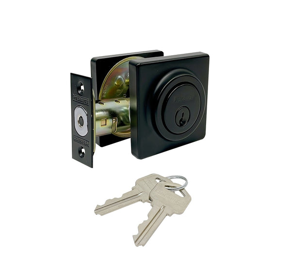 ProSource DD9X92-SP5V24 Double Cylinder Deadbolt, Matte Black