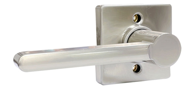 ProSource LS3X204YA000V24 Contemporary Dummy Lock Lever, Satin Nickel