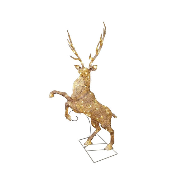 Puleo Asia Limited 75-YD1678L Lighted Elk, Twinkling, Warm White