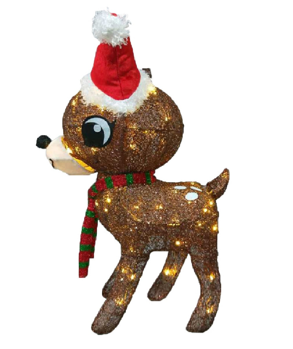 Puleo 75-DE9796C Fawn Lightd W/50 Incan Lt, 32 Inch