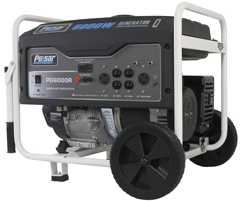 Pg6000 Pulsar PG6000R Portable Generator, 5.2 Gallon Tank – Toolbox Supply