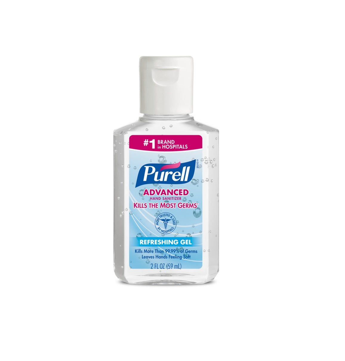 Purell 9605-24 Advanced Hand Sanitizer Gel, 2 Oz