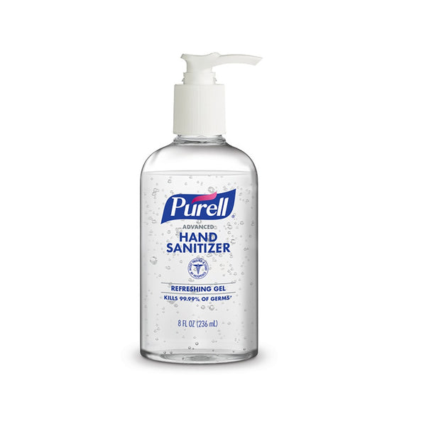 Purell 4102-12-S Advanced Hand Sanitizer Gel, 8 Oz