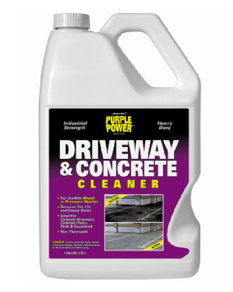Purple Power 13250P Driveway & Concrete Cleaner, 1 Gallon