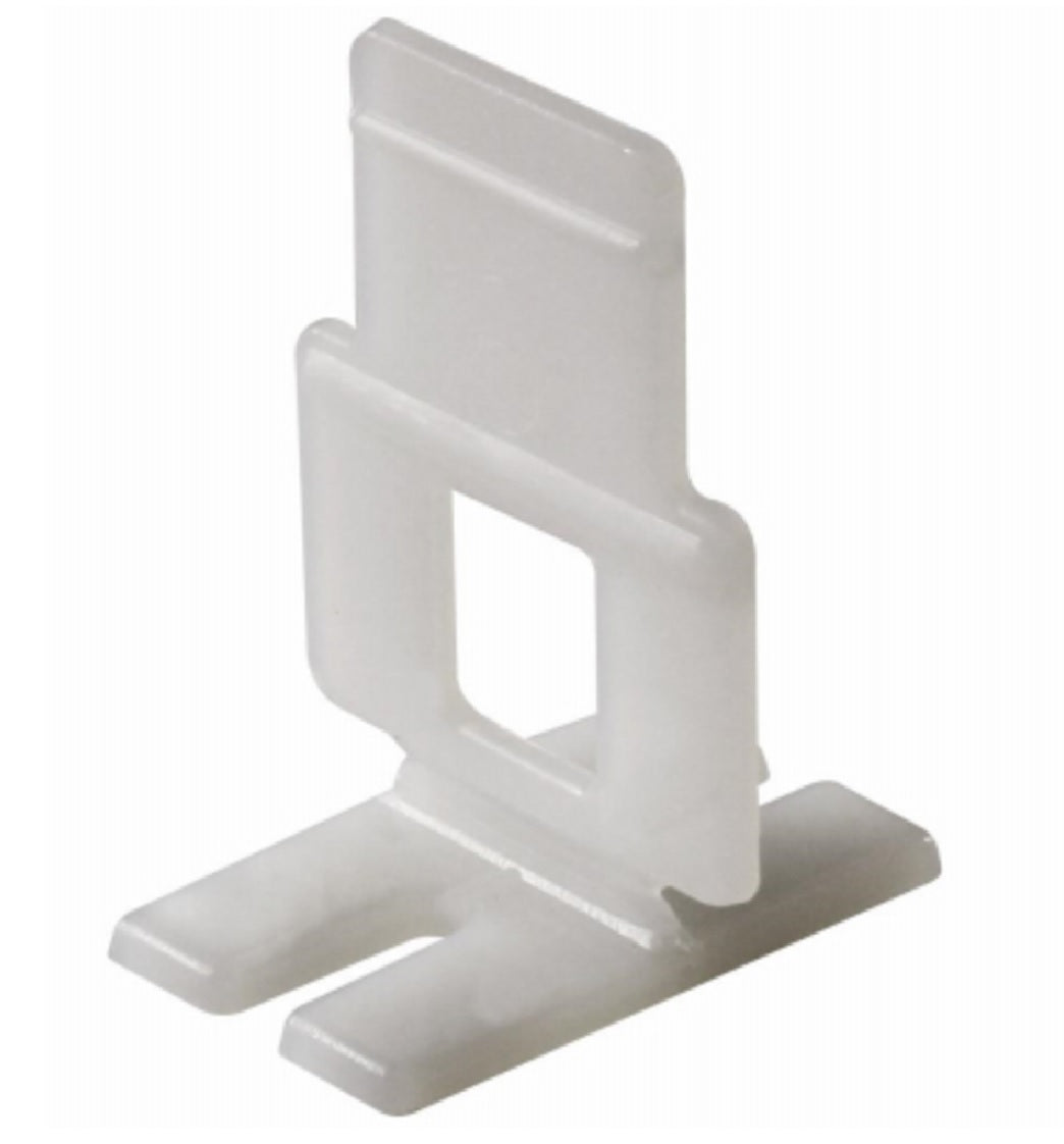 QEP 99730 Tile Level Clip, White, 100 Count