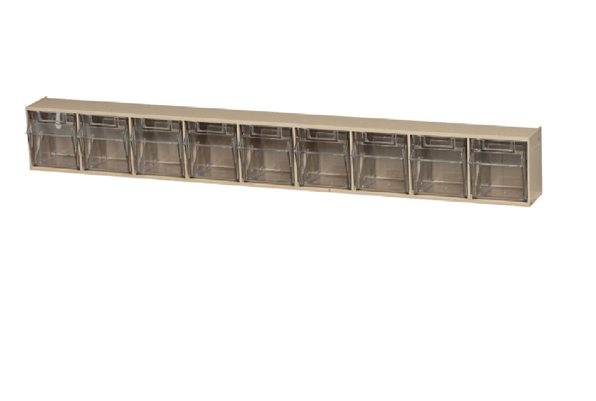 Quantum RQTB309IV Tip Out Bin, Polystyrene, Ivory