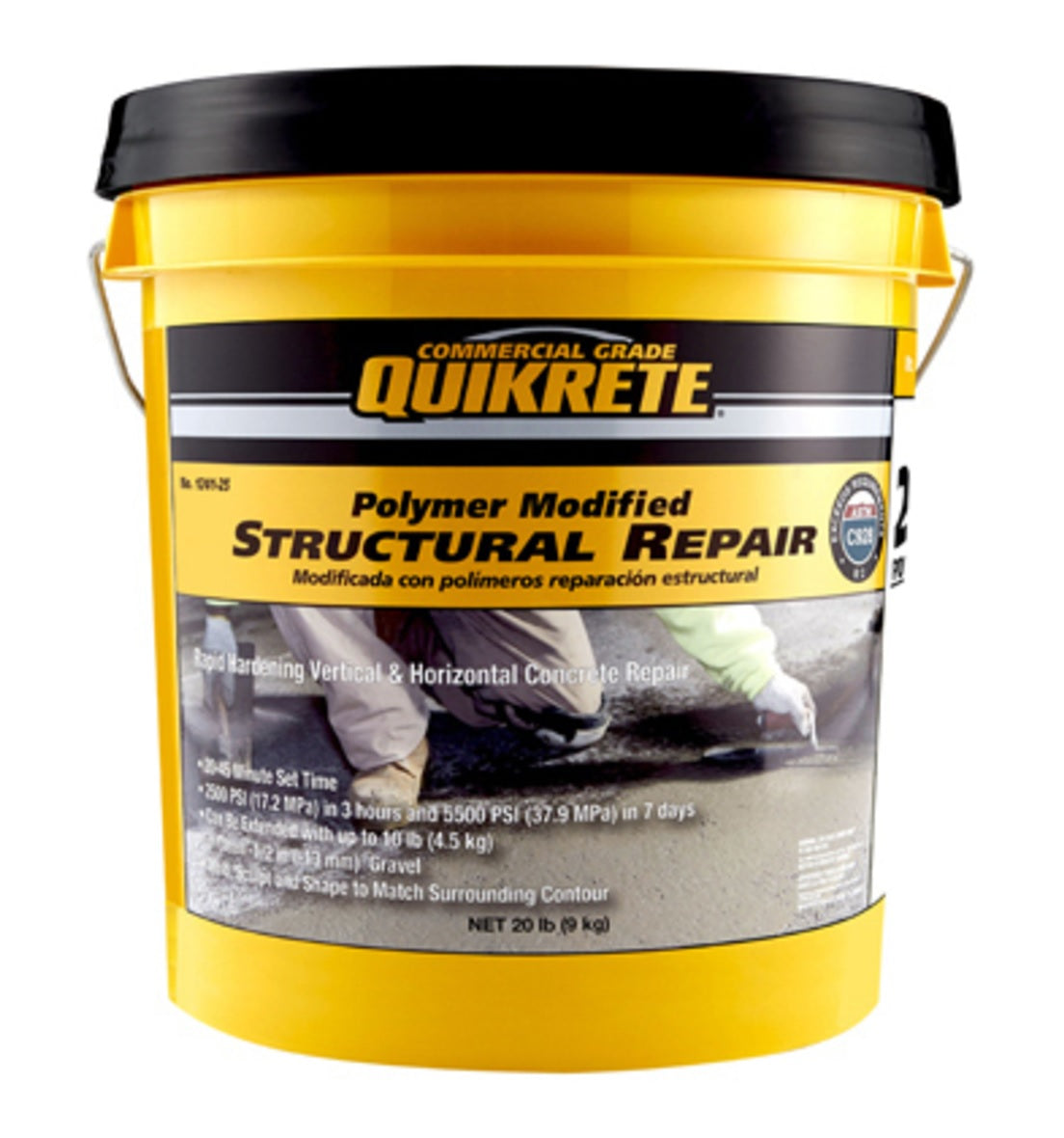 Quikrete 1241-25 Polymer Modified Structural Repair, 20 LB
