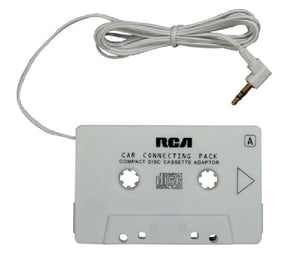 RCA JAH760V Auto MP3 CD Cassette Adapter, White
