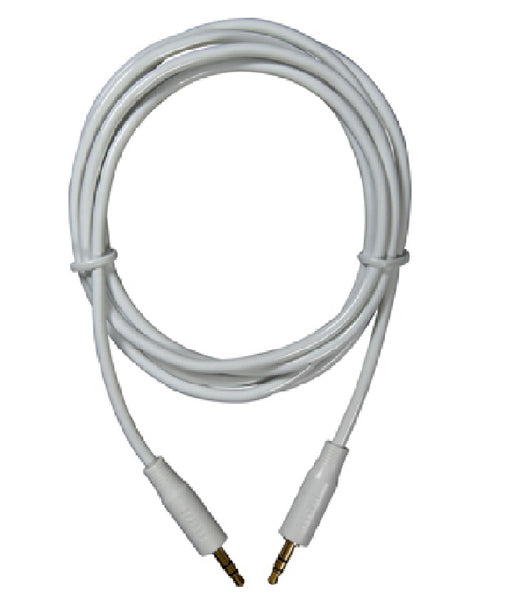 RCA JAH748V MP3 Audio Cable, White, 6 Feet