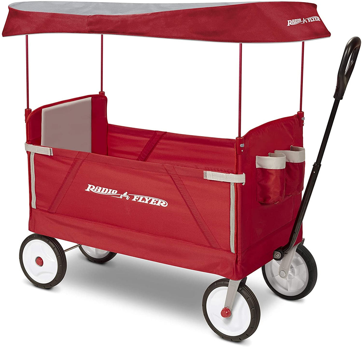 Radio Flyer 3951 3-In-1 EZ Fold Wagon With Canopy, Plastic