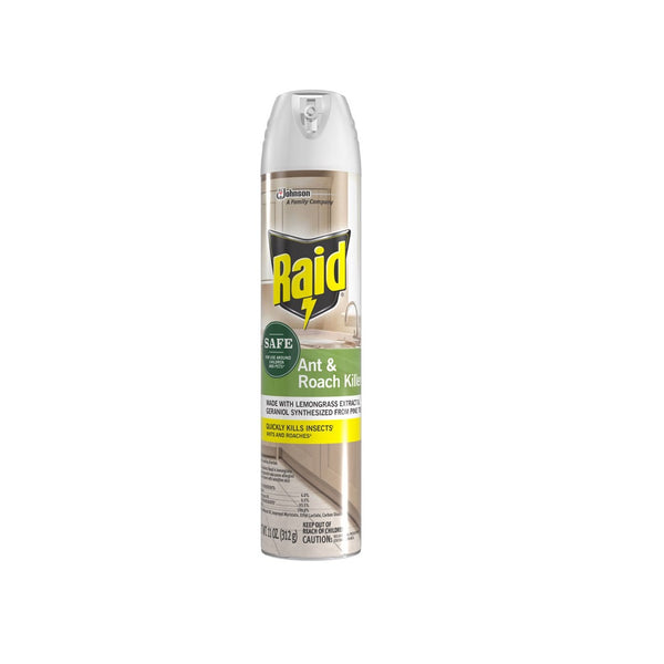 Raid 00882 Organic Ant and Roach Killer, 11 Oz