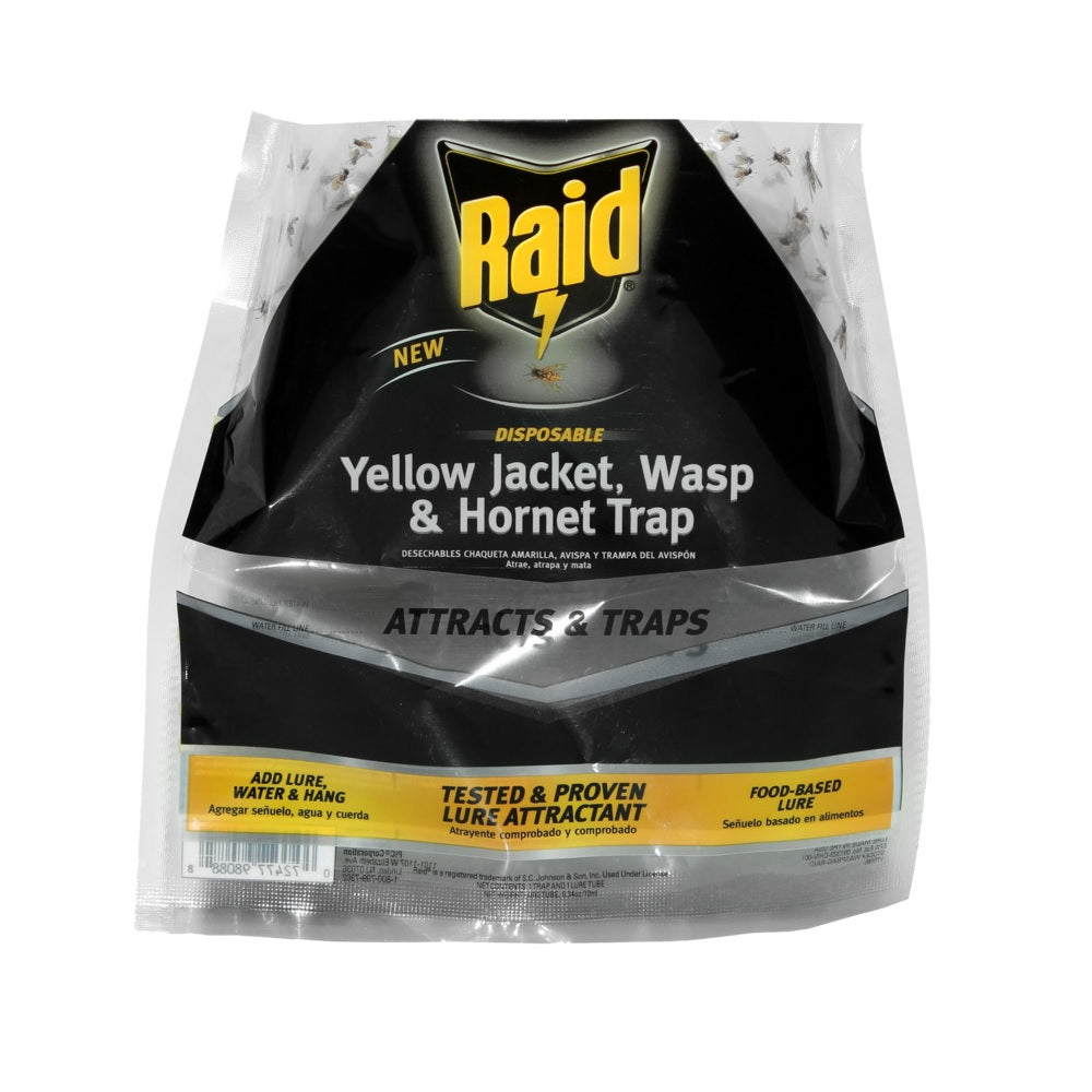 Raid WASPBAG-RAID Wasps & Hornets Trap Jackets, Yellow