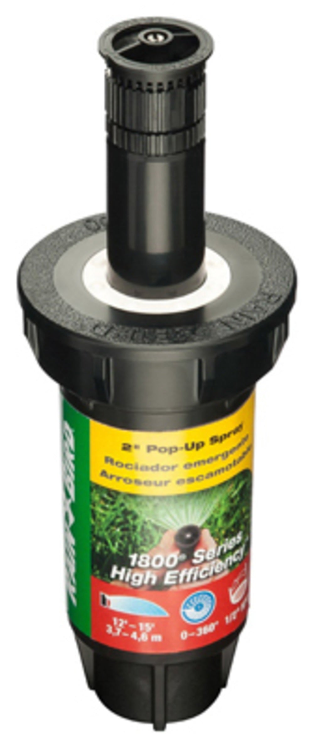 Rain Bird 1802HV15PR 1800 Professional Series Pressure Regulating (PRS) Pop-Up Sprinkler