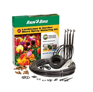 Rain Bird LNDDRIPKIT Drip Watering Kit, Green, 108-Piece
