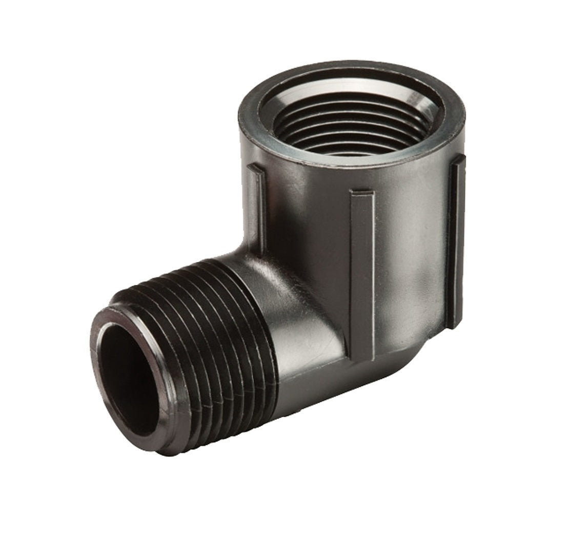 Rain Bird SWGS075S Pipe Elbow, 3/4 in Connection, Black