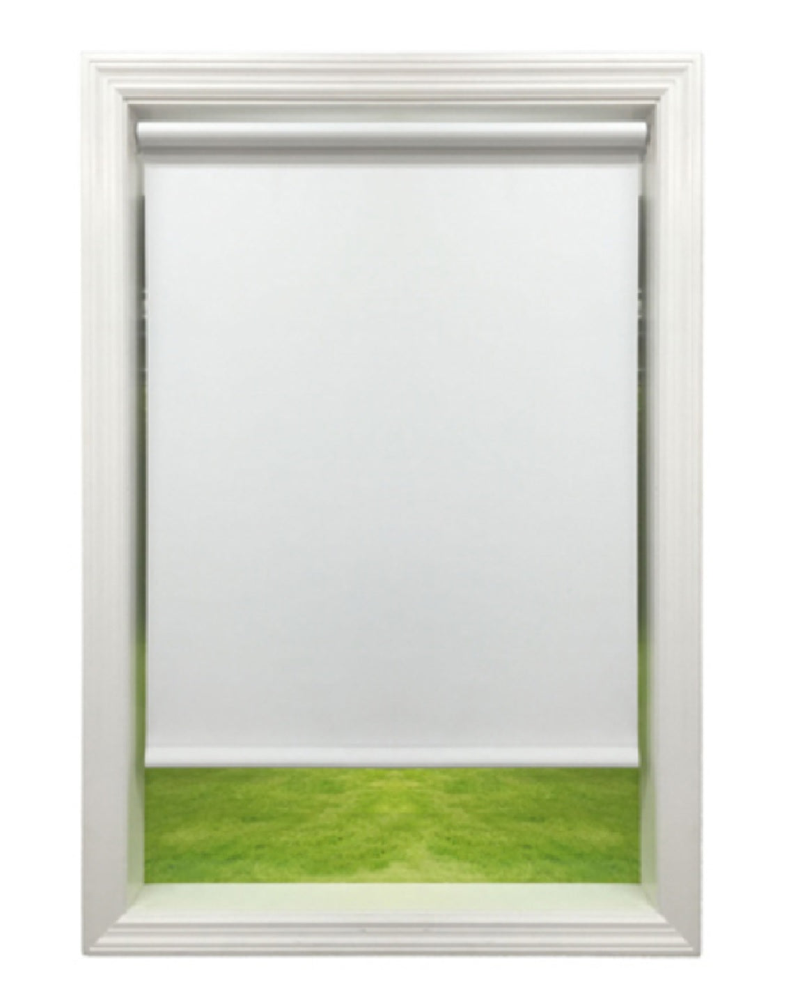 Ralph Friedland LIN3W Linen Roller Window Shade, White