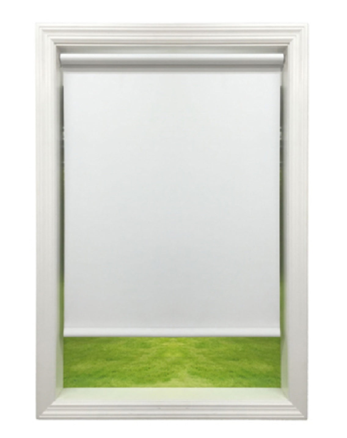 Ralph Friedland LIN7W Linen Roller Window Shade, White